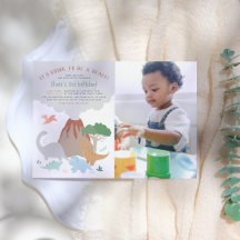 A Blast | Foto Volcano & Dinosaur Boy Birthday