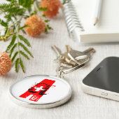 A+ Bloedtype Sleutelhanger (Zijkant)