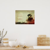 "A Bloodier Roos" - Hoesje Art Wall Poster (Keuken)