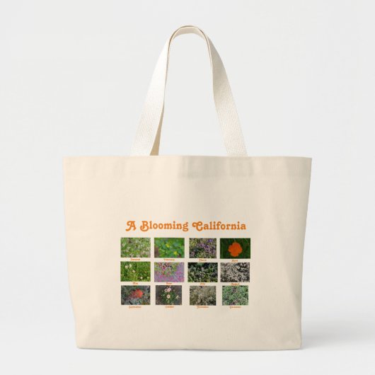 A Blooming California Grote Tote Bag (Voorkant)