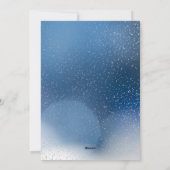 A blue elegant birthday card with white balloons feestdagenkaart (Achterkant)