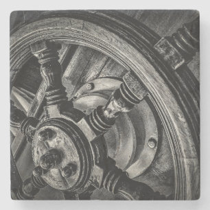A Boat's Helm Stenen Onderzetter