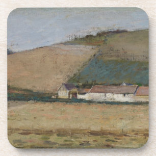 A Boerderij between Hills, Giverny, c.1887 Onderzetter