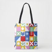 A Bold Graphic Pattern Tote Bag