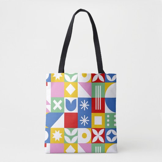 A Bold Graphic Pattern  Tote Bag
