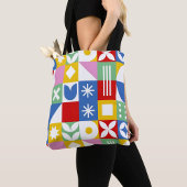 A Bold Graphic Pattern Tote Bag