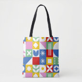 A Bold Graphic Pattern Tote Bag (Voorkant)