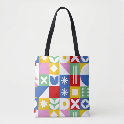 A Bold Graphic Pattern  Tote Bag (Voorkant)