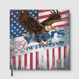 A bold,  illustration of an American symbol Gastenboek