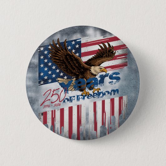 A bold illustration of an American symbol Ronde Button 5,7 Cm (Voorkant)
