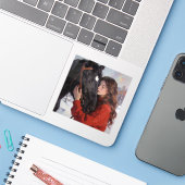 A Bond Between Souls Sticker (Laptop met iPhone)