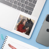 A Bond Between Souls Sticker (Laptop met iPhone)