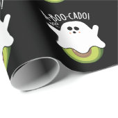 A-boo-cado Funny Avocado Pun Dark BG Cadeaupapier (Rol Hoek)