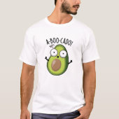 A-boo-cado Funny Avocado Scare Puns T-shirt (Voorkant)