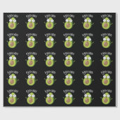 A-boo-cado Grappige Avocado Grappen Schrik Puns Do Cadeaupapier (Vlak)