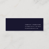 A Book is a Dream | Modern Blue Bookmark Design Mini Visitekaartje (Achterkant)