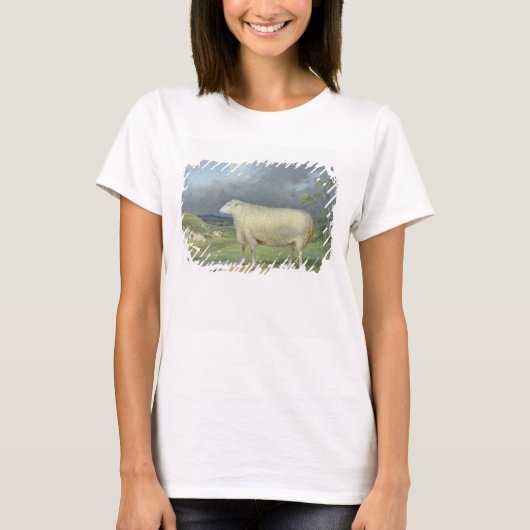 A Border Leicester Ewe (oil on canvas) T-shirt (Voorkant)
