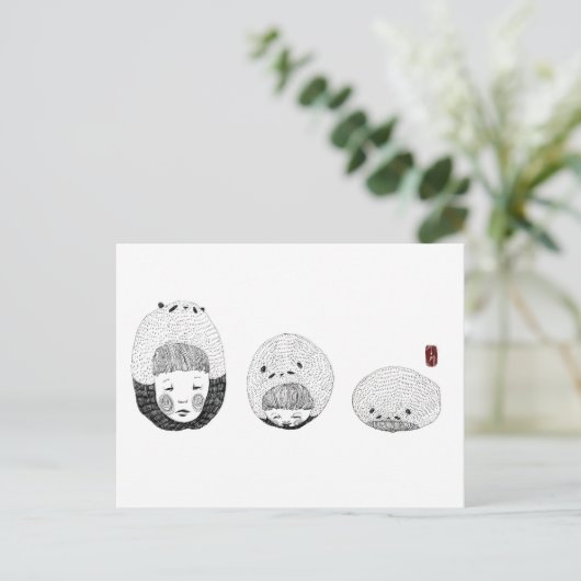 A Bored Panda Briefkaart (Staand voorkant)