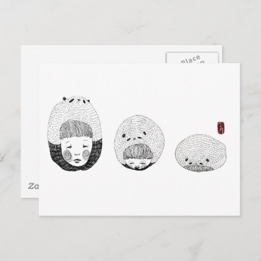 A Bored Panda Briefkaart (Voorkant / Achterkant)