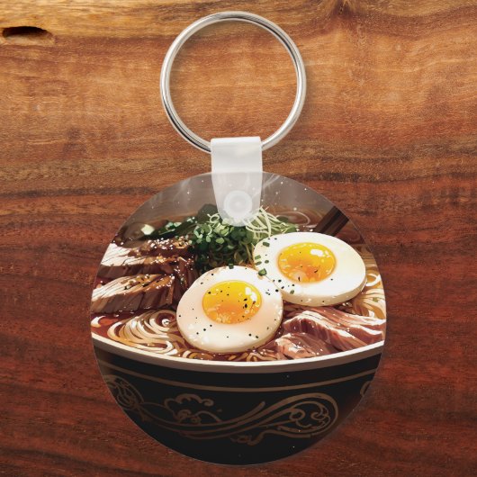 A bowl of noodles sleutelhanger (Achterkant)