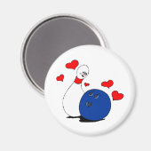 A bowlers love magneet (Voorkant / Achterkant)
