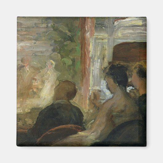 A Box at the Theater, c.1865-70 Magneet (Voorkant)