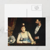 A Box bij het Italiaanse theater, 1874 Briefkaart (Voorkant / Achterkant)