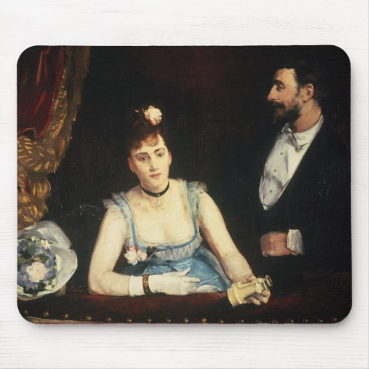 A Box bij het Italiaanse theater, 1874 Muismat (Voorkant)