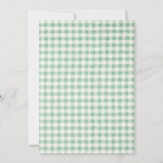 A Boy and Girl Twins Baby Shower Flat Card Kaart (Achterkant)