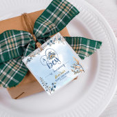 A Boy Is Brewing Tea Party Boy Baby shower Bedankjes Labels