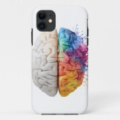 A brain divided between logical and creative sides Case-Mate iPhone case (Achterkant)