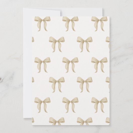 A Bride in a Tini Bit Bridal Shower Kaart (Achterkant)