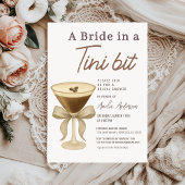A Bride in a Tini Bit Bridal Shower Kaart