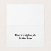 A Bright and Jolly Christmas Card Kaart (Binnenkant ongevouwen)