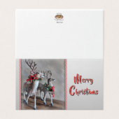 A Bright and Jolly Christmas Card Kaart (Buitenkant ongevouwen)