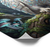 A brilliant white owl poster (Hoek)