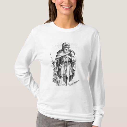 A British Druid, gegraveerd door van der Gucht, 17 T-shirt (Voorkant)