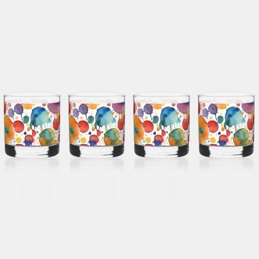 A Bunch of Splatter Whisky Glas (Rechts)