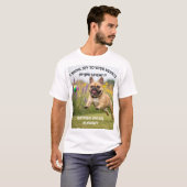 A Burst of Canine Joy: Celebrating National Dog D T-shirt (Voorkant volledig)
