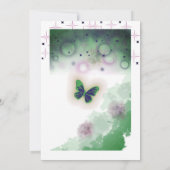 A Butterfly  Kaart (Achterkant)