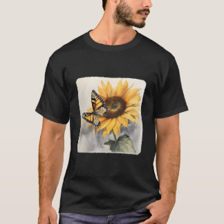 A Butterfly Resting On A Garden Butterfly T-shirt