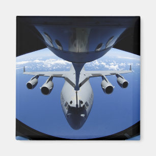 A C-17 Globemaster III ontvangt brandstof Magneet