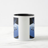 A C-17 Globemaster III ontvangt brandstof Mok (Midden)