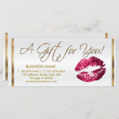 *A Cadeaubon Hot Pink Lipstick Business 2 (Voorkant / Achterkant)