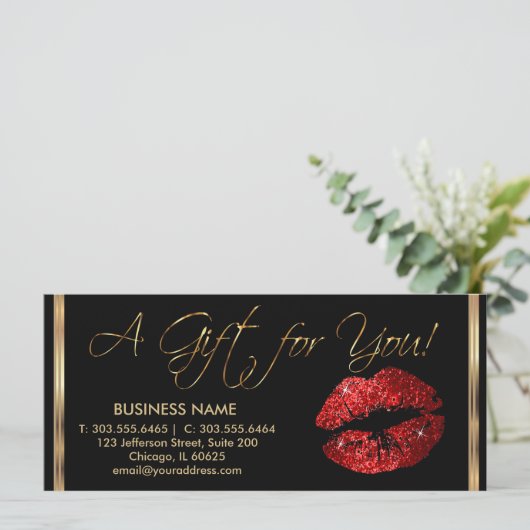 *A Cadeaubon Red Lipstick Business 2 (Staand voorkant)