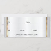 *A Cadeaubonnen Gold Lips (Achterkant)