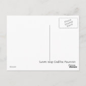 A Cadillac Sunset Briefkaart (Achterkant)
