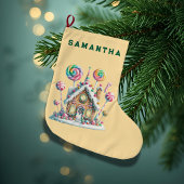 A Candyland Christmas Personalized Stocking Grote Kerstsok