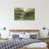 A Canyon, 1878 Canvas Afdruk (Insitu (Slaapkamer))