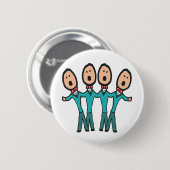 A Cappella Ronde Button 5,7 Cm (Voorkant /achterkant)